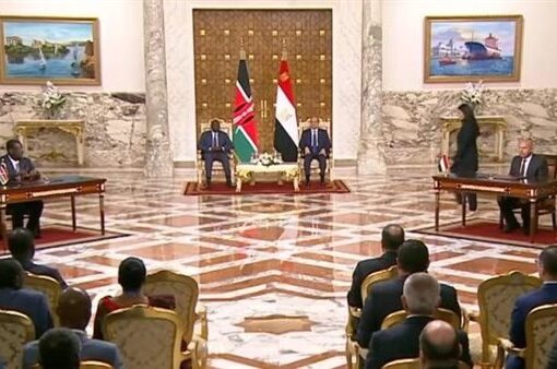 الرئيس السيسى ونظيره الكيني يشهدان توقيع عدد من مذكرات التفاهم بين البلدين