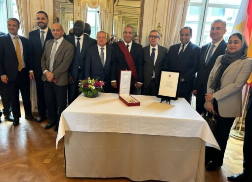 وزير الخارجية والهجرة يتقلد وسام التاج الملكي البلجيكى من الدرجة الأولى