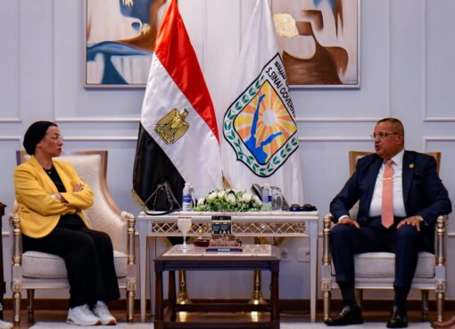 وزيرة البيئة فى زيارة تفقدية لمدينة شرم الشيخ وتفقد عدد من المشروعات البيئية بها