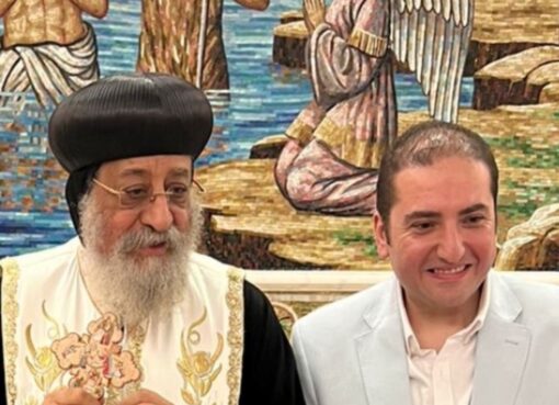 متى بشاي يهنئ البابا تواضروس بعيد الميلاد المجيد