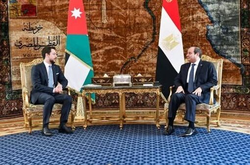 الرئيس السيسي وولي عهد الأردن يؤكدان ضرورة البدء الفوري بإعادة إعمار غزة