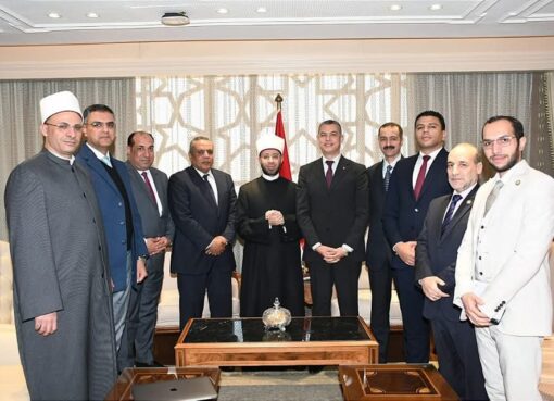 وزير الأوقاف يستقبل رئيس وأعضاء مجلس إدارة نادي قضاة بورسعيد