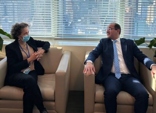 وزير المالية في لقائه بالمستشار الخاص للأمين العام للأمم المتحدة للشئون الأفريقية بنيويورك