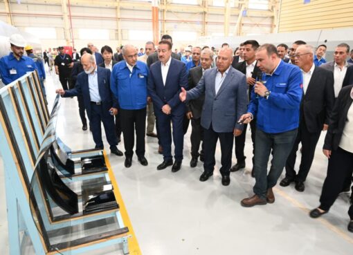 مجموعة العربي تفتتح أحدث مصانعها لانتاج الزجاج الهندسي باستثمارات اجنبية مباشرة مع شركة تويو اتشي اليابانية مصنع العربي