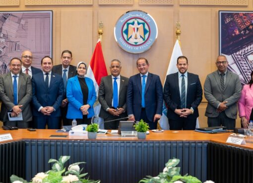 وزير المالية في لقائه برئيس وأعضاء جمعية رجال الأعمال المصريين الأفارقة