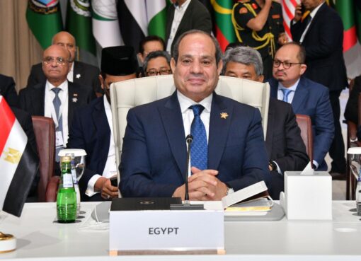 السيسي: تصرفات إسرائيل تجاوزت الخطوط الحمراء وتهدد الأمن الدولي