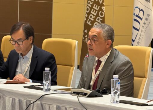 الرئيس التنفيذي للهيئة العامة للاستثمار والمناطق الحرة يدعو للتوسع في عقد الشراكات بين المناطق الحرة حول العالم